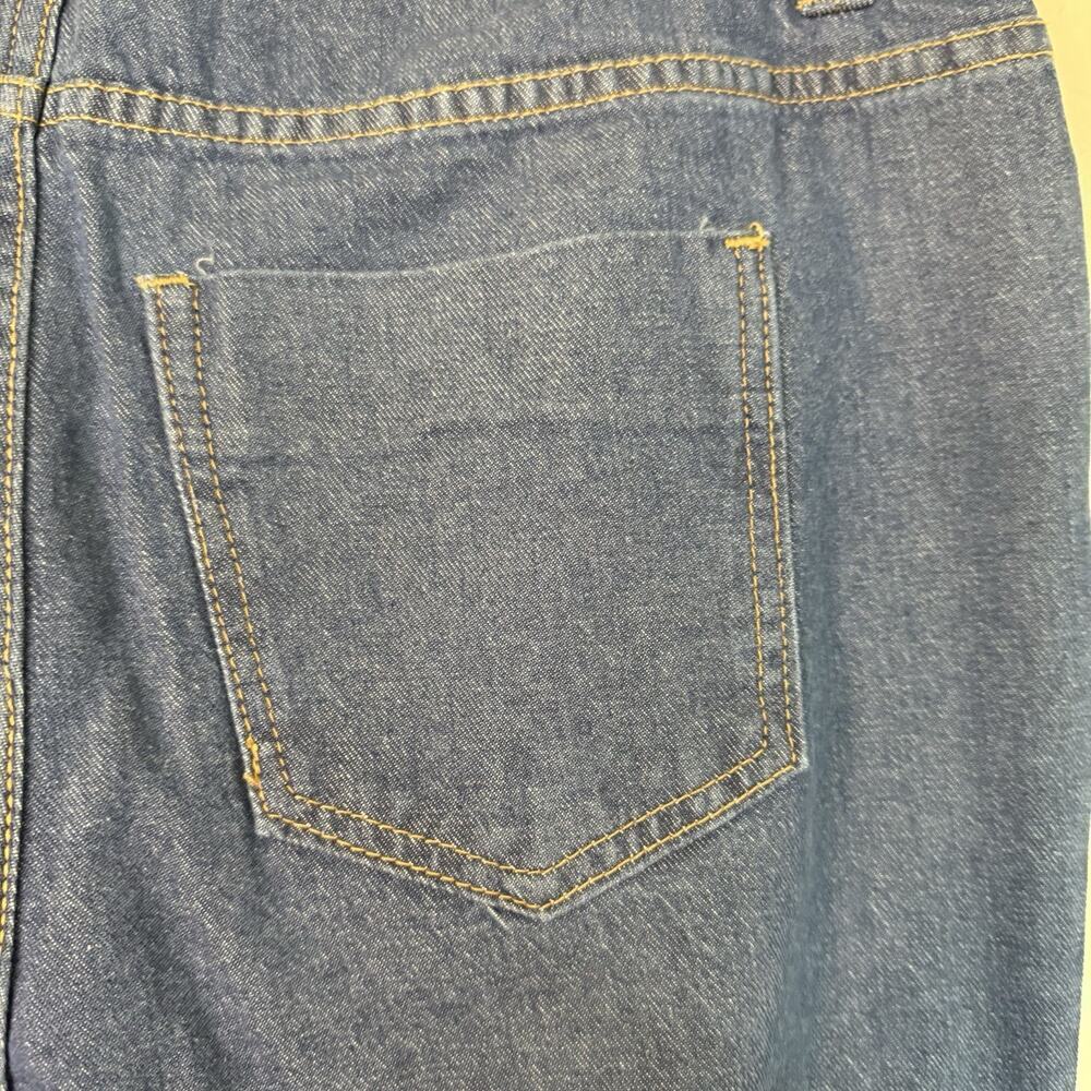 Woman Within jeans womens 16W blue denim stretch natural fit mid rise straight - Picture 7 of 8